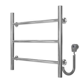 Электрический полотенцесушитель Deffi Орион П3 500х500 правое подключение хром C.OR.50.50.3.E.C.R.5