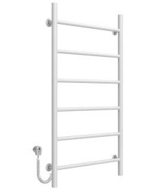 Электрический полотенцесушитель Deffi Орион П6 500х1000 левое подключение белый C.OR.100.50.6.E.W.L.5