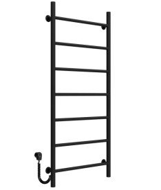 Електрична сушарка для рушників Deffi Оріон П7 500х1200 ліве підключення чорний C.OR.120.50.7.E.B.L.5