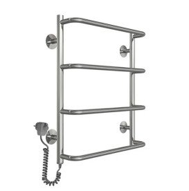 Электрический полотенцесушитель Deffi Стандарт П4 400х600 левое подключение хром C.SS.60.40.4.E.C.L.5