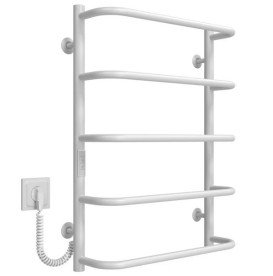 Электрический полотенцесушитель Deffi Стандарт П5 500х700 левое подключение WD03 белый C.SS.70.50.5.E.W.L.3