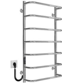 Електрична сушарка для рушників Deffi Стандарт П7 500х900 ліве підключення JD03 хром C.SS.90.50.7.E.C.L.1