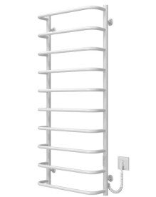Электрический полотенцесушитель Deffi Стандарт П10 500х1200 правое подключение WD03 белый C.SS.120.50.10.E.W.R.3
