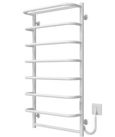 Електрична сушарка для рушників Deffi Стандарт з полицею П8 500х1000 праве підключення WD03 білий C.SP.100.50.8.E.W.R.3