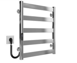 Сушарка для рушників Електрична Deffi Silvia П5 500х600 E ліве підключення JD04 хром A.SV.60.50.5.E.C.L.2