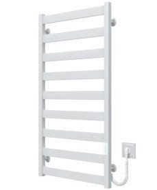 Электрический полотенцесушитель Deffi Silvia П9 500х1000 E правое подключение WD04 белый A.SV.100.50.9.E.W.R.4