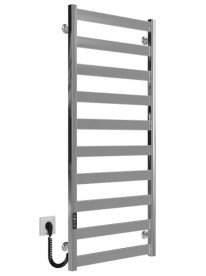 Електрична сушарка для рушників Deffi Silvia П10 500х1200 E ліве підключення JD04 хром A.SV.120.50.10.E.C.L.2