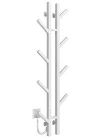 Електрична сушарка для рушників Deffi Sakura П8 100х1200 E ліве підключення WD04 білий A.SR.120.10.8.E.W.L.4