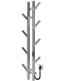 Електрична сушарка для рушників Deffi Sakura П8 100х1200 E праве підключення JD04 хром A.SR.120.10.8.E.C.R.2