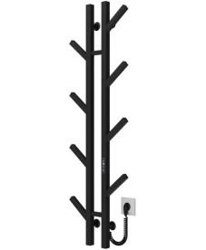 Електрична сушарка для рушників Deffi Sakura П8 100х1200 E праве підключення JD04 чорний A.SR.120.10.8.E.B.R.2