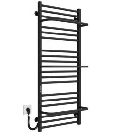 Электрический полотенцесушитель Deffi Sigma П21 500х1200 левое подключение JD04 черный A.SI.120.50.21.E.B.L.2