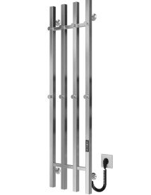 Электрический полотенцесушитель Deffi Split П4 300х1200 правое подключение JD04 хром A.SP.120.30.4.E.C.R.2