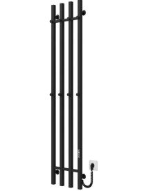 Электрический полотенцесушитель Deffi Split П4 300х1600 правое подключение JD04 черный A.SP.160.30.4.E.B.R.2