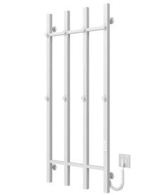 Електрична сушарка для рушників Deffi Split П4 500х1200 праве підключення WD04 білий A.SP.120.50.4.E.W.R.4