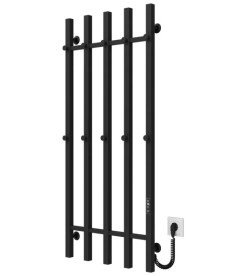 Електрична сушарка для рушників Deffi Split П5 500х1200 праве підключення JD04 чорний A.SP.120.50.5.E.B.R.2