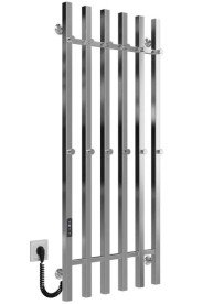 Электрический полотенцесушитель Deffi Split П6 500х1200 левое подключение JD04 хром A.SP.120.50.6.E.C.L.2