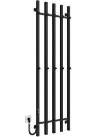 Электрический полотенцесушитель Deffi Split П5 500х1600 левое подключение JD04 черный A.SP.160.50.5.E.B.L.2