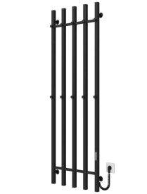 Електрична сушарка для рушників Deffi Split П5 500х1600 праве підключення JD04 чорний A.SP.160.50.5.E.B.R.2