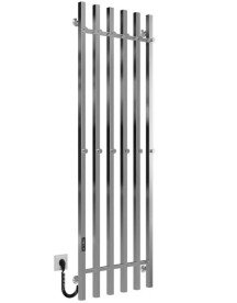 Електрична сушарка для рушників Deffi Split П6 500х1600 ліве підключення JD04 хром A.SP.160.50.6.E.C.L.2