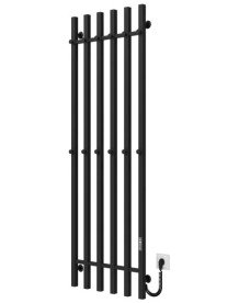 Электрический полотенцесушитель Deffi Split П6 500х1600 правое подключение JD04 черный A.SP.160.50.6.E.B.R.2