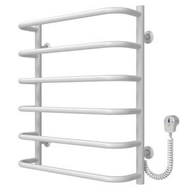 Электрический полотенцесушитель Deffi Стандарт П6 500х600 правое подключение EF16 белый D.SS.60.50.6.E.W.R.5