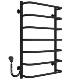 Електрична сушарка для рушників Deffi Стандарт П7 500х800 ліве підключення EF16 чорний D.SS.80.50.7.E.B.L.5