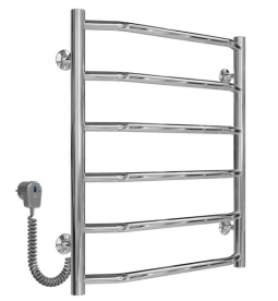 Электрический полотенцесушитель Deffi Трапеция П6 500х600 левое подключение хром C.TR.60.50.6.E.C.L.5