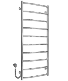 Електрична сушарка для рушників Deffi Трапеція П10 500х1100 ліве підключення хром C.TR.110.50.10.E.C.L.5