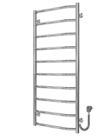 Електрична сушарка для рушників Deffi Трапеція П10 500х1100 праве підключення хром C.TR.110.50.10.E.C.R.5