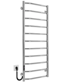 Електрична сушарка для рушників Deffi Трапеція П11 500х1200 ліве підключення JD03 хром C.TR.120.50.11.E.C.L.1