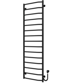Електрична сушарка для рушників Deffi Трапеція П15 500х1600 праве підключення чорний C.TR.160.50.15.E.B.R.5