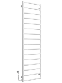 Електричний сушарка для рушників Deffi Трапеція П16 500х1700 ліве підключення білий C.TR.170.50.16.E.W.L.5