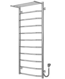 Электрический полотенцесушитель Deffi Трапеция с полкой П11 500х1200 правое подключение хром C.TP.120.50.11.E.C.R.5