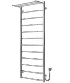 Електрична сушарка для рушників Deffi Трапеція з полицею П12 500х1300 праве підключення хром C.TP.130.50.12.E.C.R.5