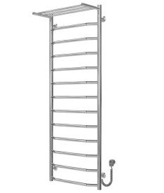 Электрический полотенцесушитель Deffi Трапеция с полкой П13 500х1400 правое подключение хром C.TP.140.50.13.E.C.R.5