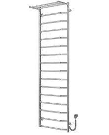 Електрична сушарка для рушників Deffi Трапеція з полицею П16 500х1700 праве підключення хром C.TP.170.50.16.E.C.R.5