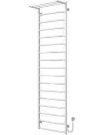 Электрический полотенцесушитель Deffi Трапеция с полкой П17 500х1800 правое подключение белый C.TP.180.50.17.E.W.R.5