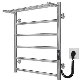 Электрический полотенцесушитель Deffi Терма П6 500х600 правое подключение JD03 хром C.TE.60.50.6.E.C.R.1