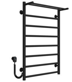 Електрична сушарка для рушників Deffi Терма П8 500х800 ліве підключення чорний C.TE.80.50.8.E.B.L.5