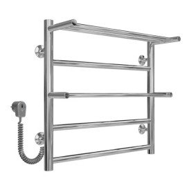 Електрична сушарка для рушників Deffi Терма Плюс П5 500х500 ліве підключення хром C.TA.50.50.5.E.C.L.5