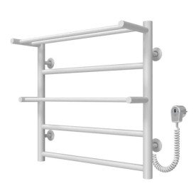 Электрический полотенцесушитель Deffi Терма Плюс П5 500х500 правое подключение белый C.TA.50.50.5.E.W.R.5