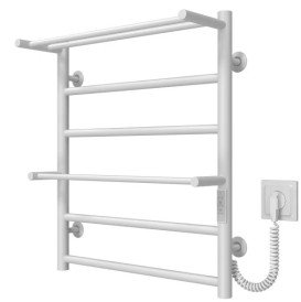 Электрический полотенцесушитель Deffi Терма Плюс П6 500х600 правое подключение WD03 белый C.TA.60.50.6.E.W.R.3