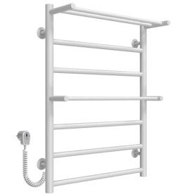 Электрический полотенцесушитель Deffi Терма Плюс П7 500х700 левое подключение белый C.TA.70.50.7.E.W.L.5