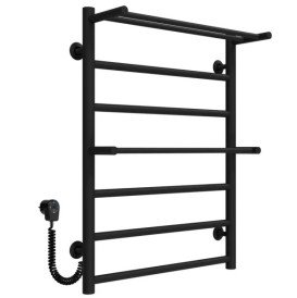 Електрична сушарка для рушників Deffi Терма Плюс П7 500х700 ліве підключення чорний C.TA.70.50.7.E.B.L.5