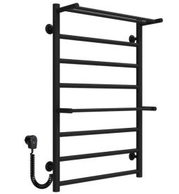 Електрична сушарка для рушників Deffi Терма Плюс П8 500х800 ліве підключення чорний C.TA.80.50.8.E.B.L.5