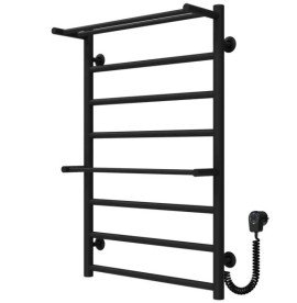 Электрический полотенцесушитель Deffi Терма Плюс П8 500х800 правое подключение черный C.TA.80.50.8.E.B.R.5