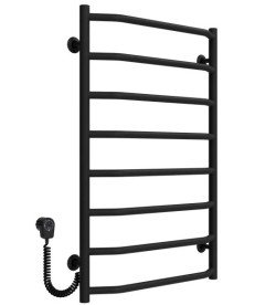 Електрична сушарка для рушників Deffi Трапеція П8 500х800 ліве підключення EF16 чорний D.TR.80.50.8.E.B.L.5