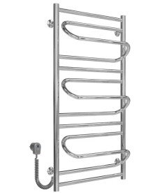 Электрический полотенцесушитель Deffi Вилла 500х1000 левое подключение хром C.VP.100.50.E.C.R.5