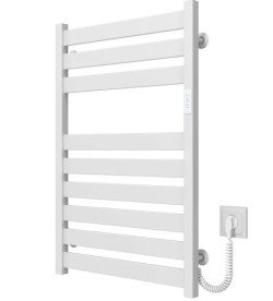 Электрический полотенцесушитель Deffi Victoria П9 500х800 правое подключение WD04 белый A.VI.80.50.9.E.W.R.4