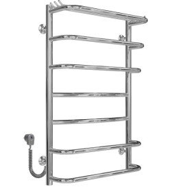 Электрический полотенцесушитель Deffi Юность П7 400х800 левое подключение хром C.YU.80.40.7.E.C.L.5